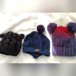 Baby beanie cable knit hats